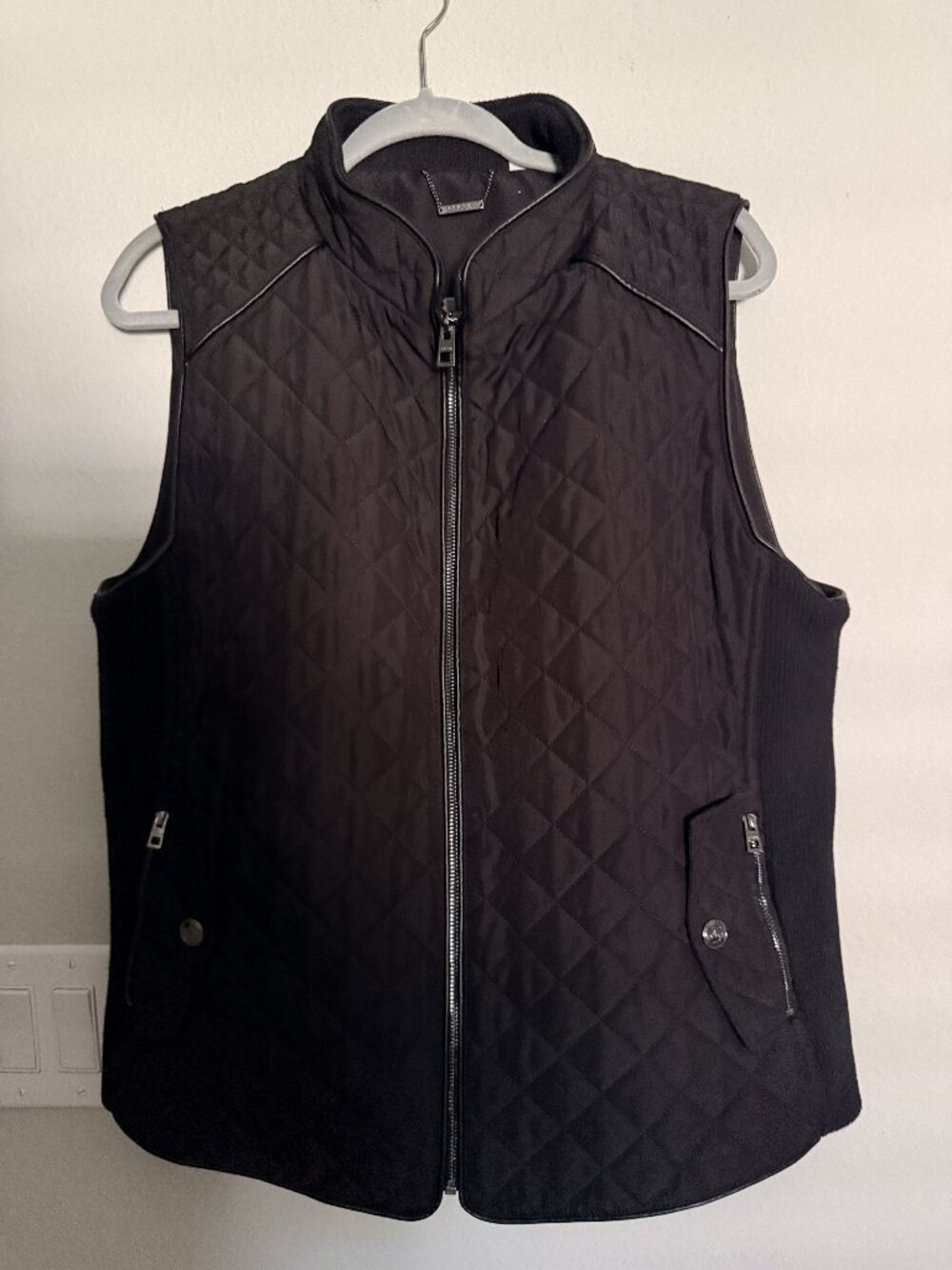 CHICO Puff Quilt VEST- Size 2 Black